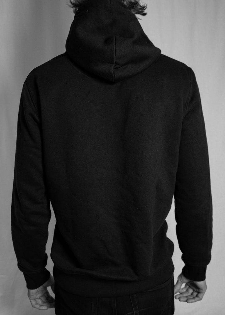 Hoodie met Unabelartistique-logo - Zwart