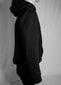Hoodie met Unabelartistique-logo - Zwart
