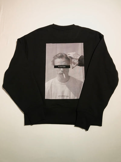 De Fuck'em sweater Zwart