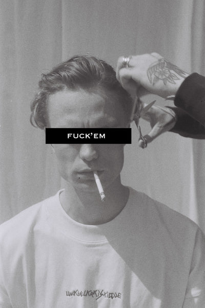 De Fuck'em sweater Zwart